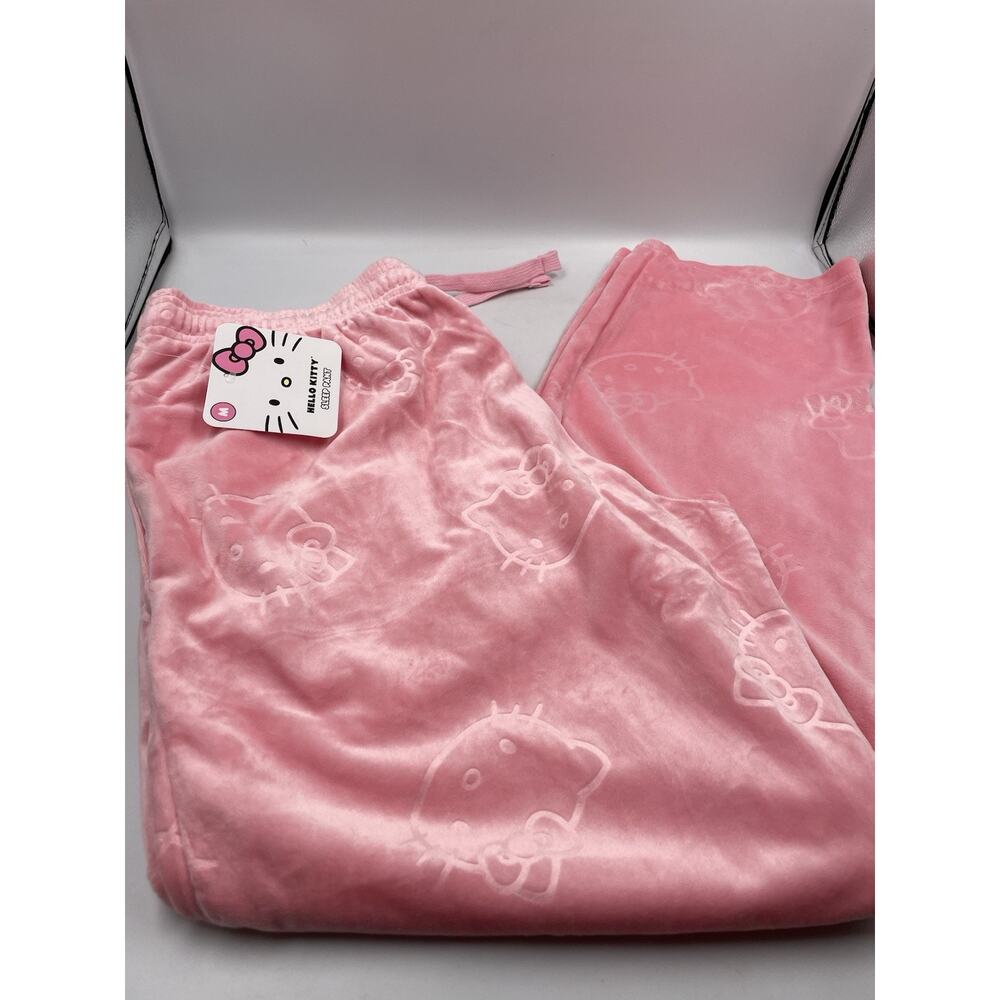 Hello Kitty Embossed Milky Mink Soft Touch Pink Sz Med NEW With Tags